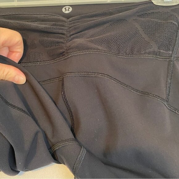 Lululemon Goal Crusher Crop Black  Size 4 - Picture 15 of 16